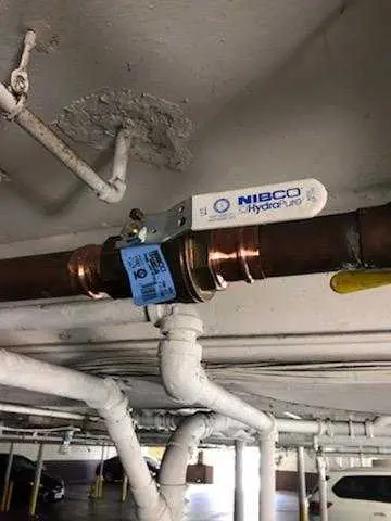 Copper pipe repair and valve work for Backflow Testing in Revloc